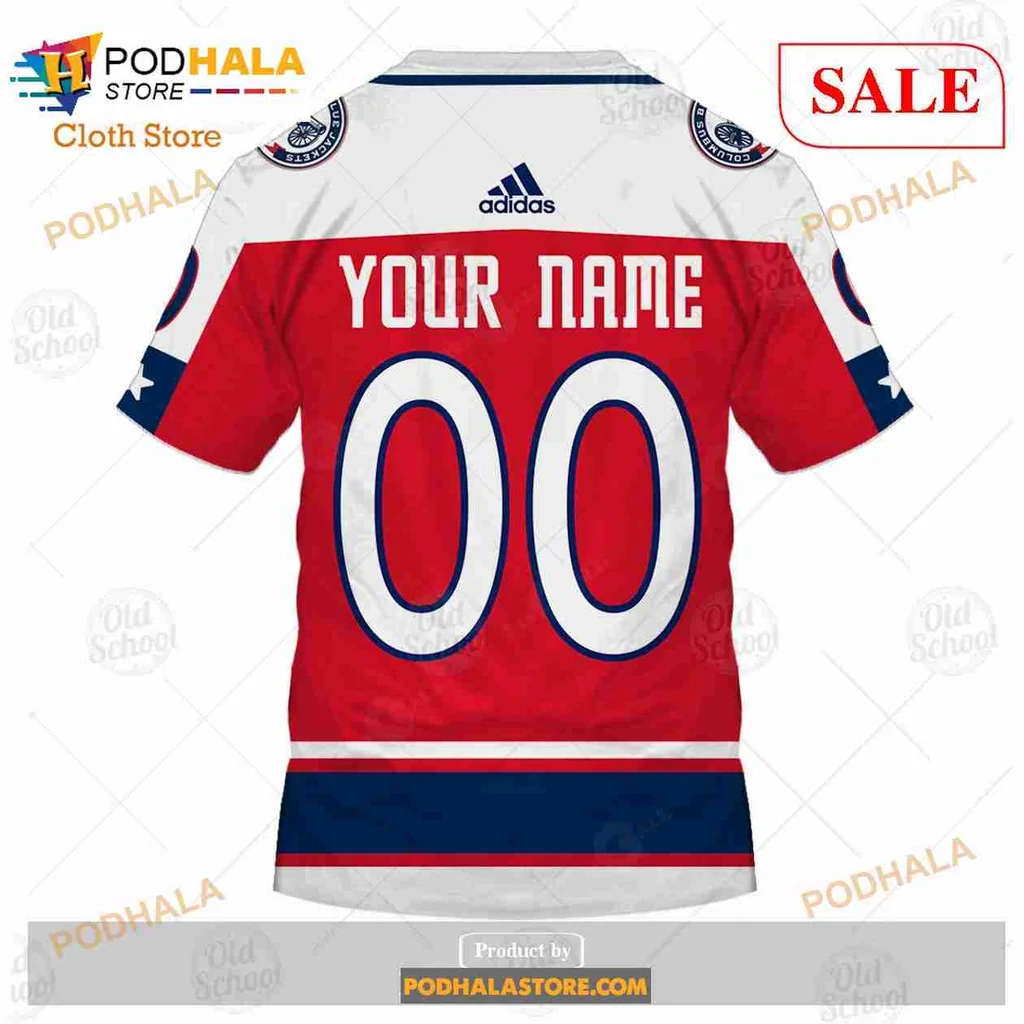 Columbus Blue Jackets 3d Hoodie, Custom Name And Number Design - Product View 7 Columbus Blue Jackets 3d Hoodie, Custom Name And Number Design - Product View 7