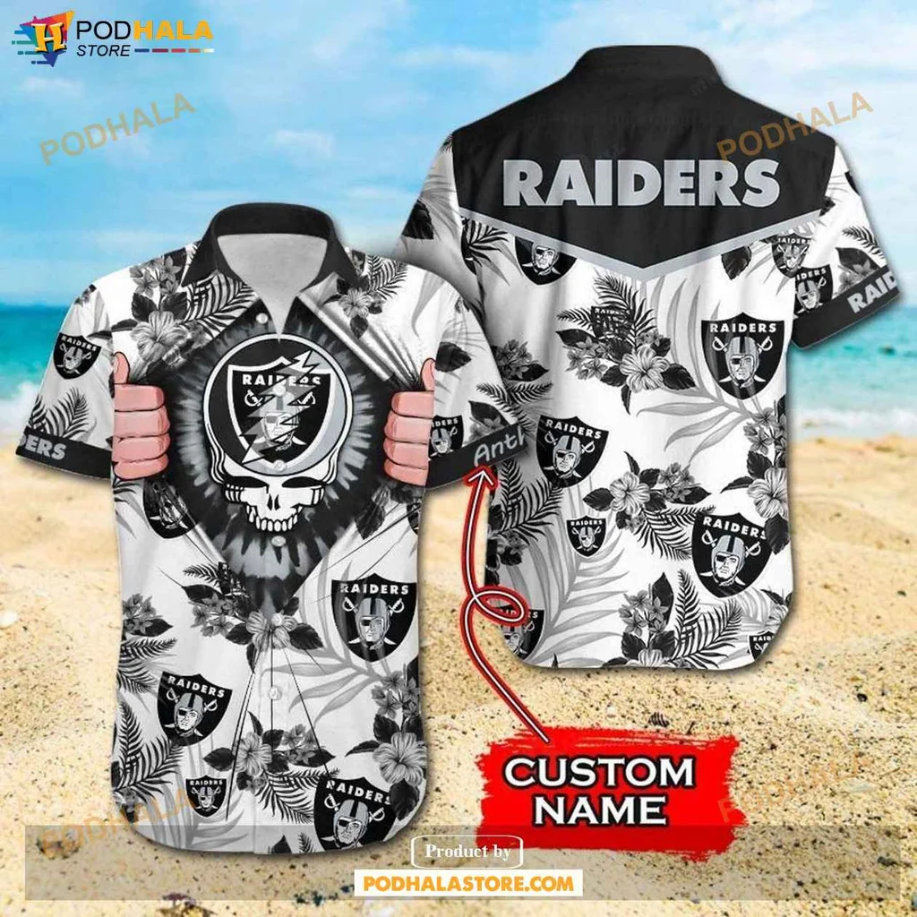 Cool Grateful Dead Raiders Hawaiian Shirt Personalized Gift For Fans