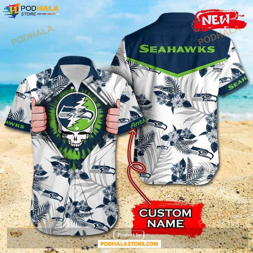 Cool Seahawks Grateful Dead Shirt, Personalized Fan Gift With Vibrant Design
