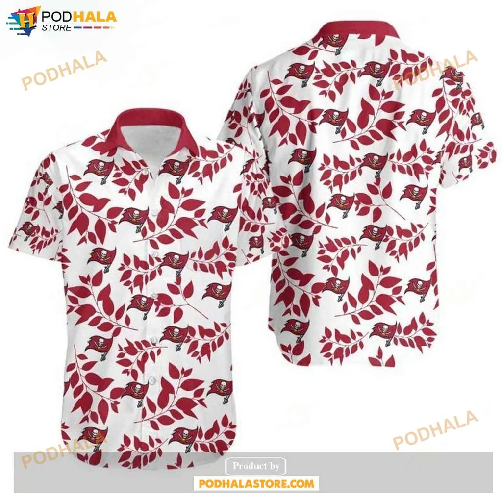 Cool Tropical Buccaneers Hawaiian Shirt, Vibrant Summer Design For Fans