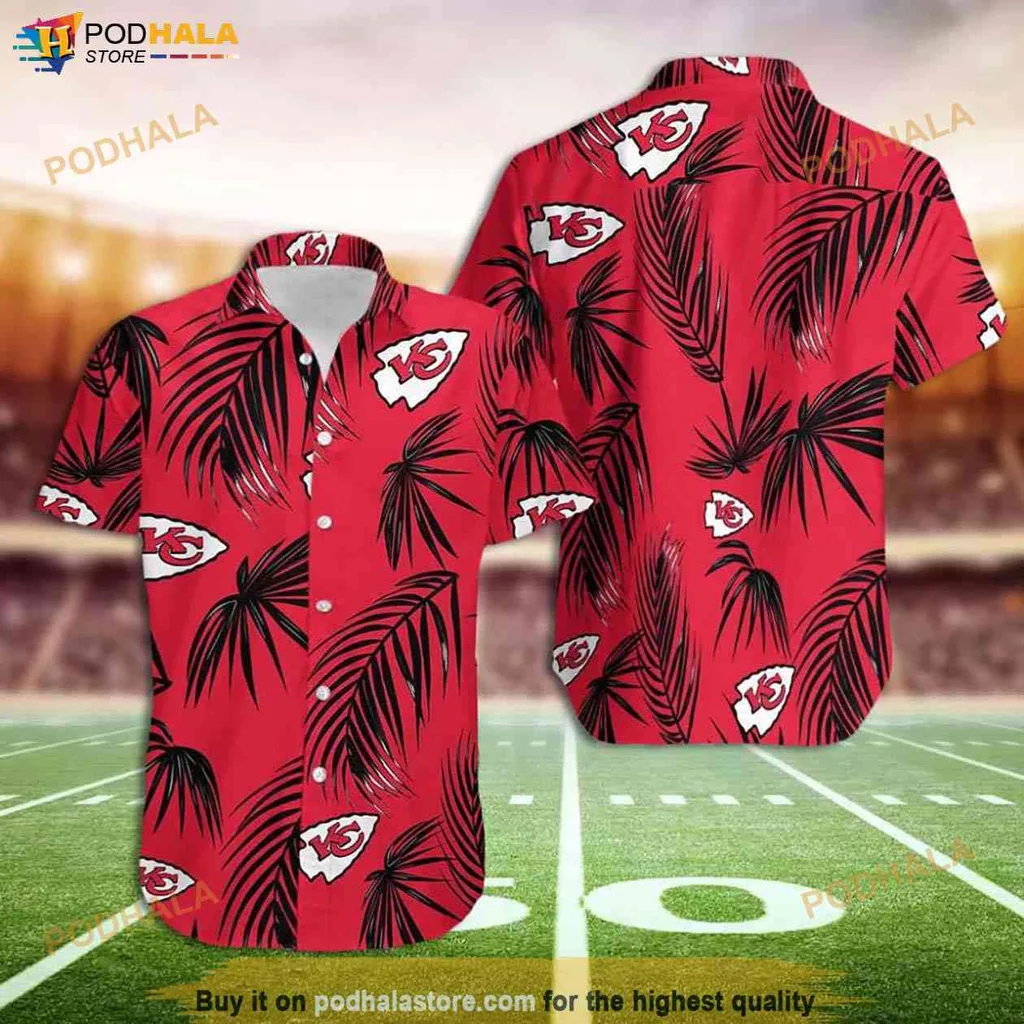 Cute Kansas City Chiefs Hawaiian Shirt, Vibrant Summer Design For Fans