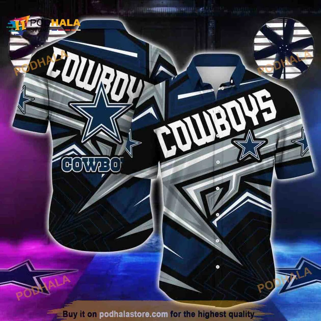 Dallas Cowboys Aloha Shirt, Bold Summer Style For Football Fans