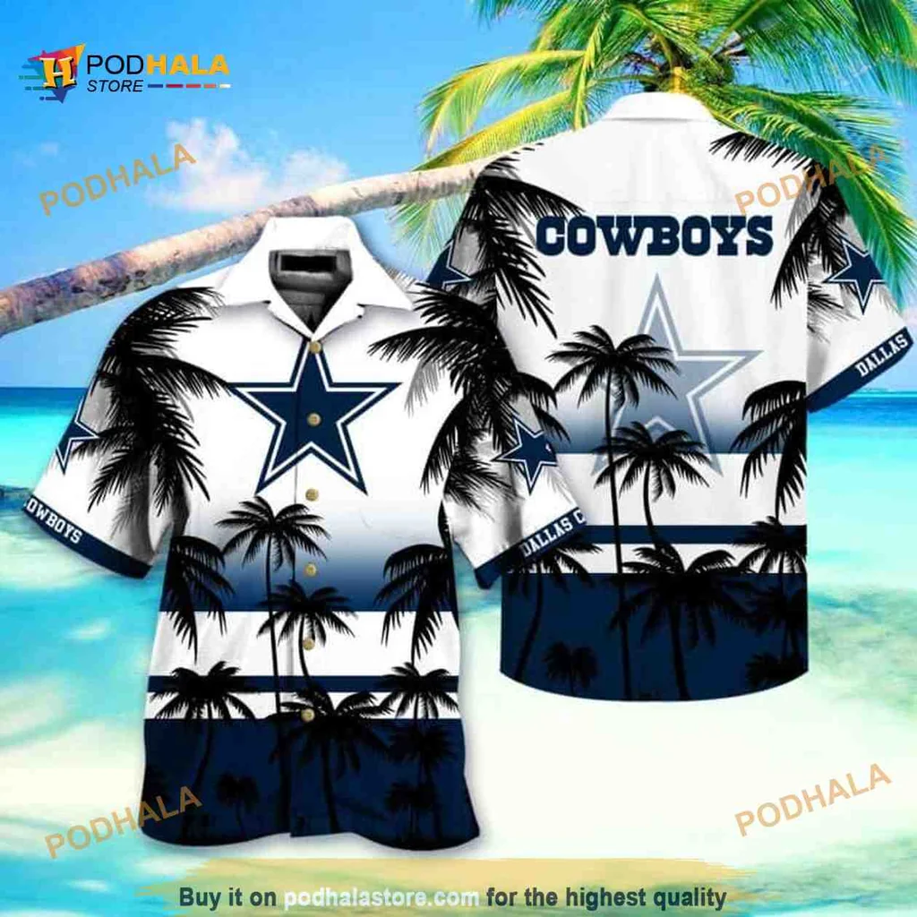 Dallas Cowboys Tropical Hawaiian Shirt With Beach Vibe For Fans