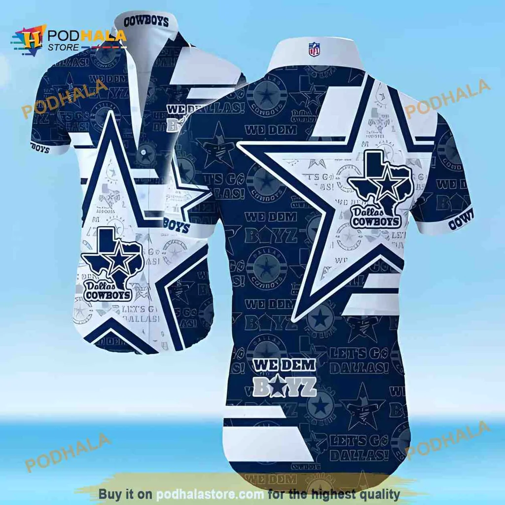 Dallas Cowboys We Dem Boyz Hawaiian Shirt, Casual Summer Style