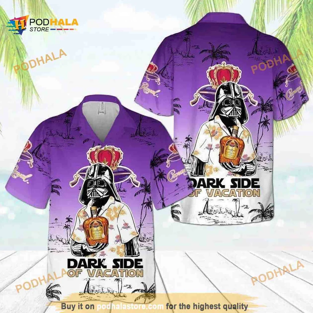 Darth Vader Vacation Hawaiian Shirt, Dark Side Of Vacation Design