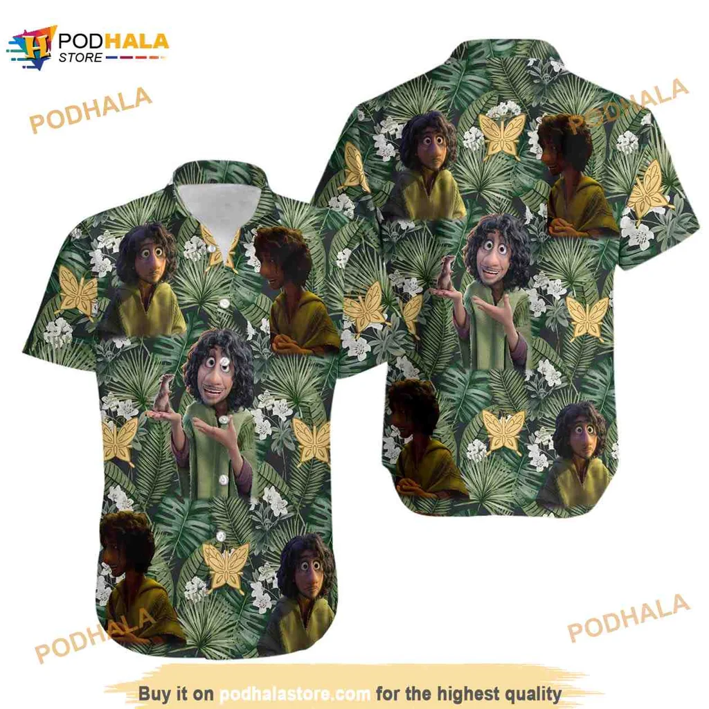Disney Encanto Tropical Hawaiian Shirt With Colorful Characters