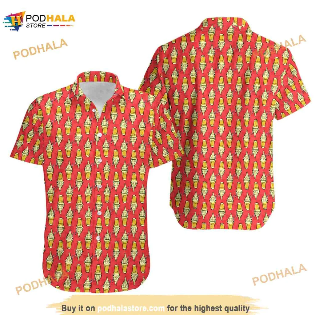Dole Whip Float Hawaiian Shirt With Vibrant Summer Design
