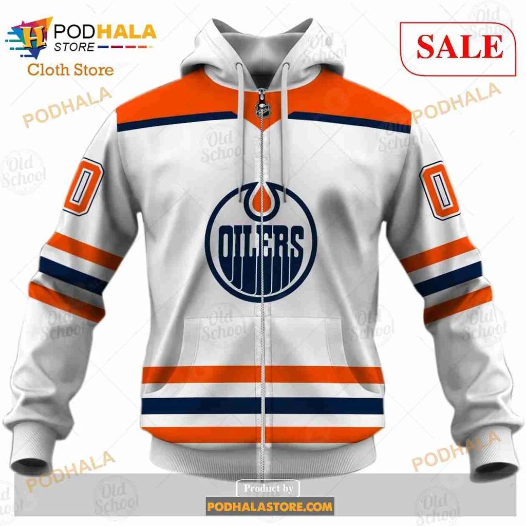 Edmonton Oilers 3d Hoodie, Custom Name And Number Sweatshirt - Product View 5 Edmonton Oilers 3d Hoodie, Custom Name And Number Sweatshirt - Product View 5