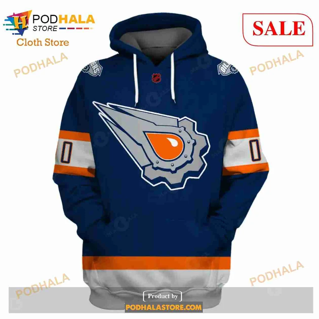 Edmonton Oilers All Over Print Hoodie With Player Number 10 And Bold Logo Edmonton Oilers All Over Print Hoodie With Player Number 10 And Bold Logo