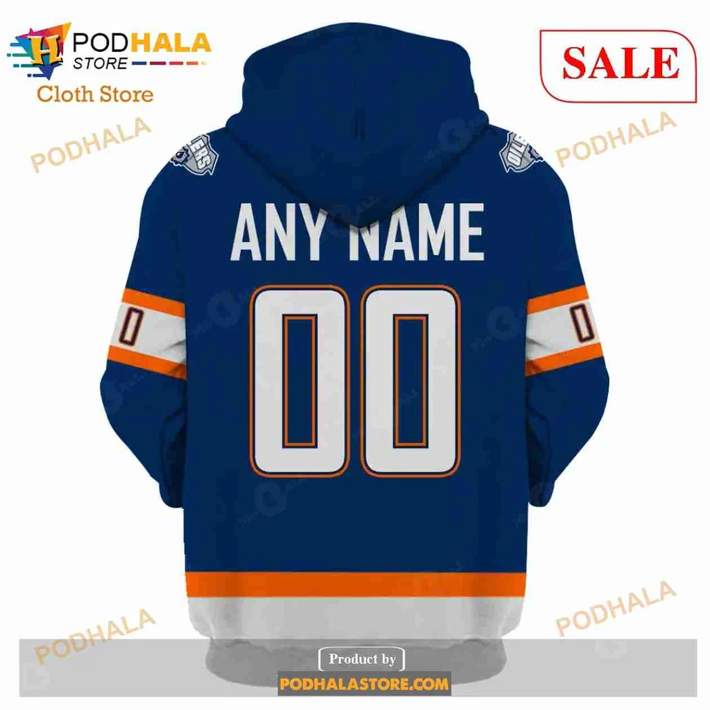 Edmonton Oilers AOP Hoodie With Player Number 10 And Bold Logo Edmonton Oilers AOP Hoodie With Player Number 10 And Bold Logo