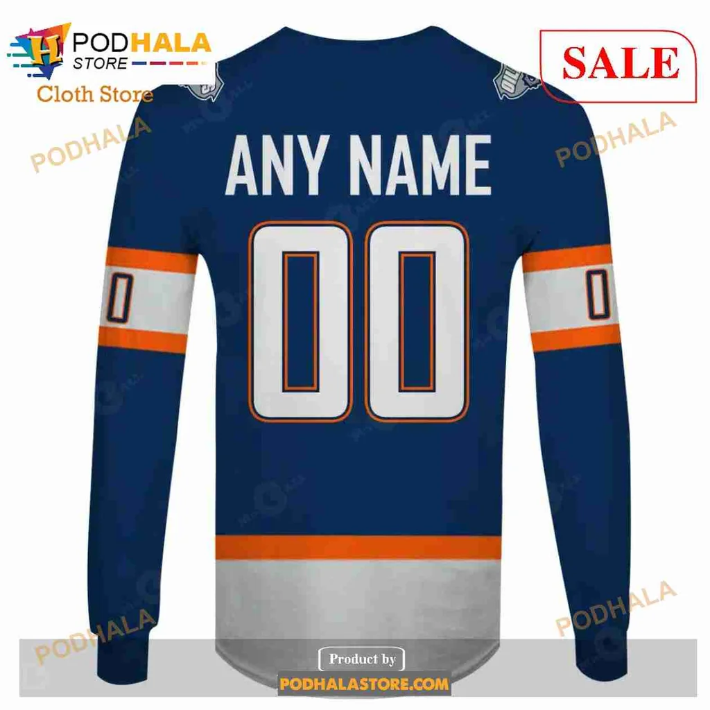 Edmonton Oilers 3d Hoodie With Player Number 10 And Bold Logo - Product View 5 Edmonton Oilers 3d Hoodie With Player Number 10 And Bold Logo - Product View 5