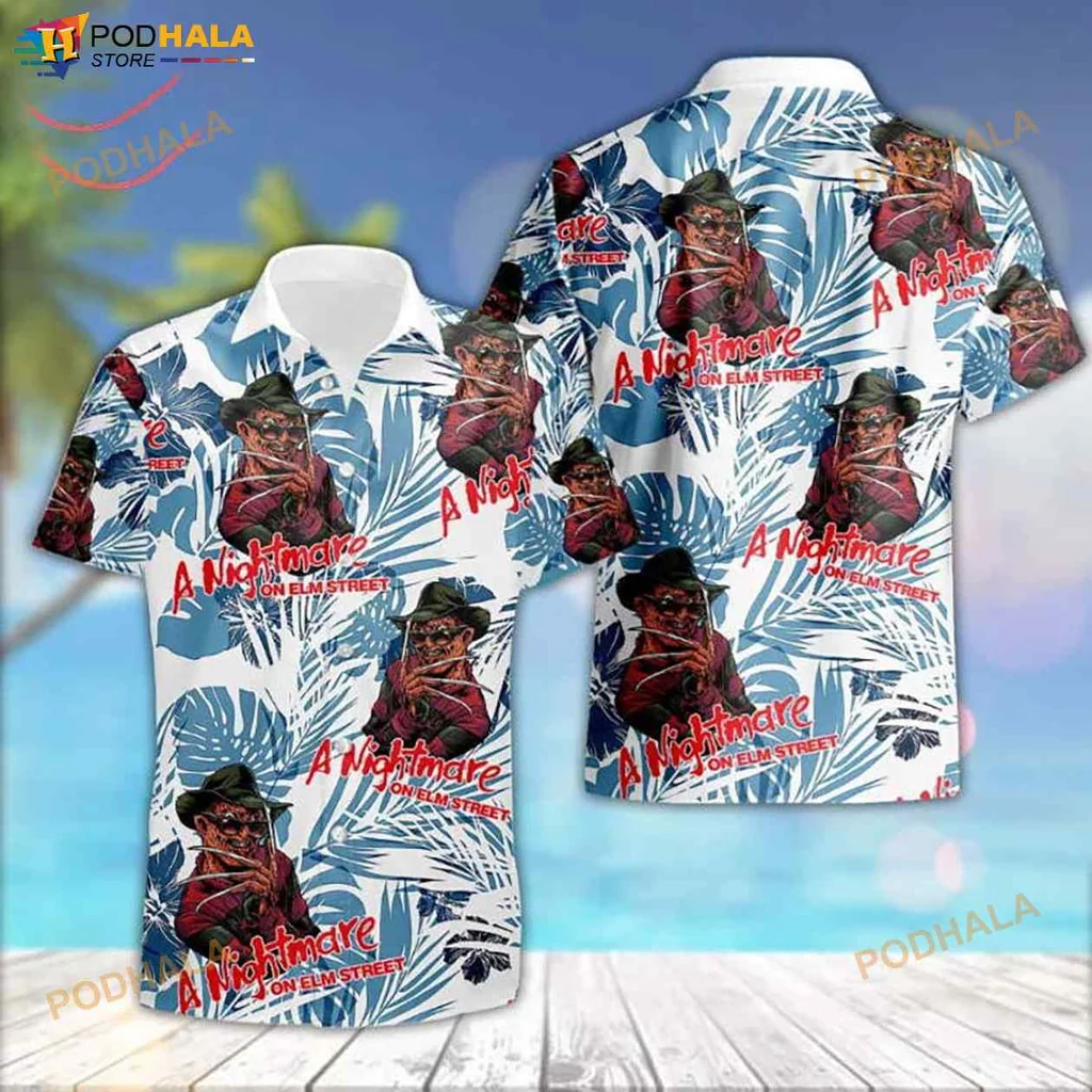 Freddy Krueger Hawaiian Shirt With A Nightmare On Elm Street Design