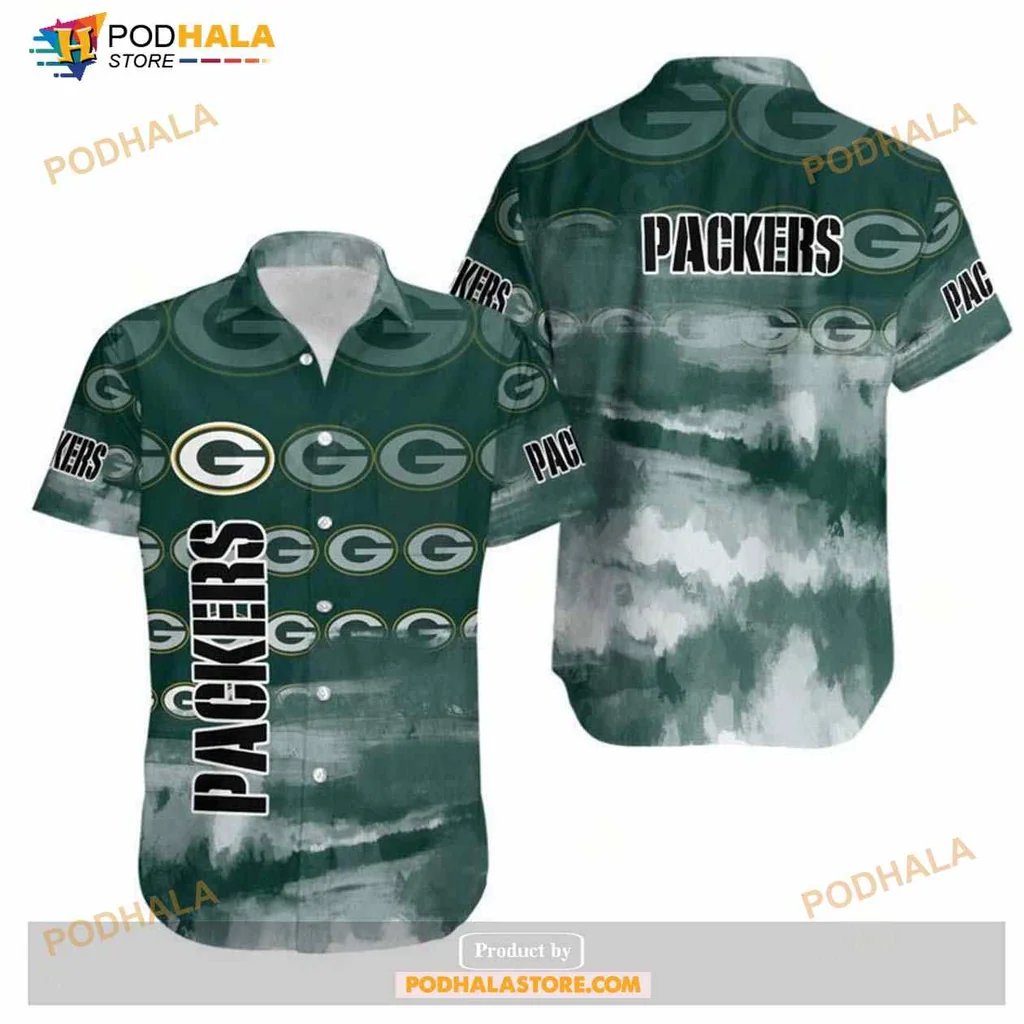 Green Bay Packers Hawaiian Shirt With Iconic G Logo And Team Pride