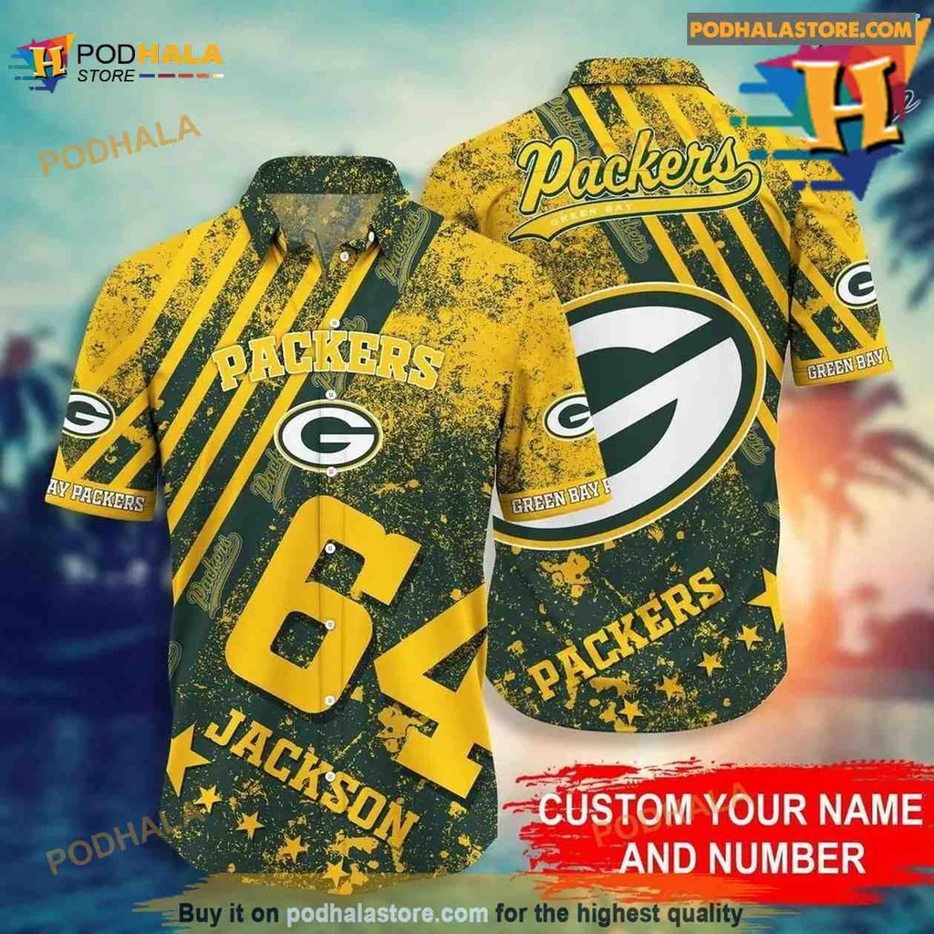 Green Bay Packers Hawaiian Shirt With Personalized Touch For Fans