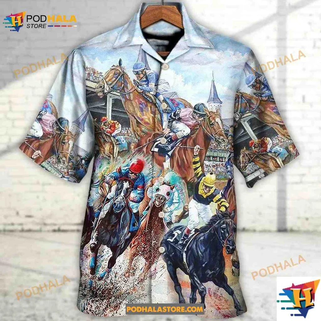 Horse Racing Funny Tropical Shirt, Buy Me A Horse Then We Can Talk Horse Racing Funny Tropical Shirt, Buy Me A Horse Then We Can Talk