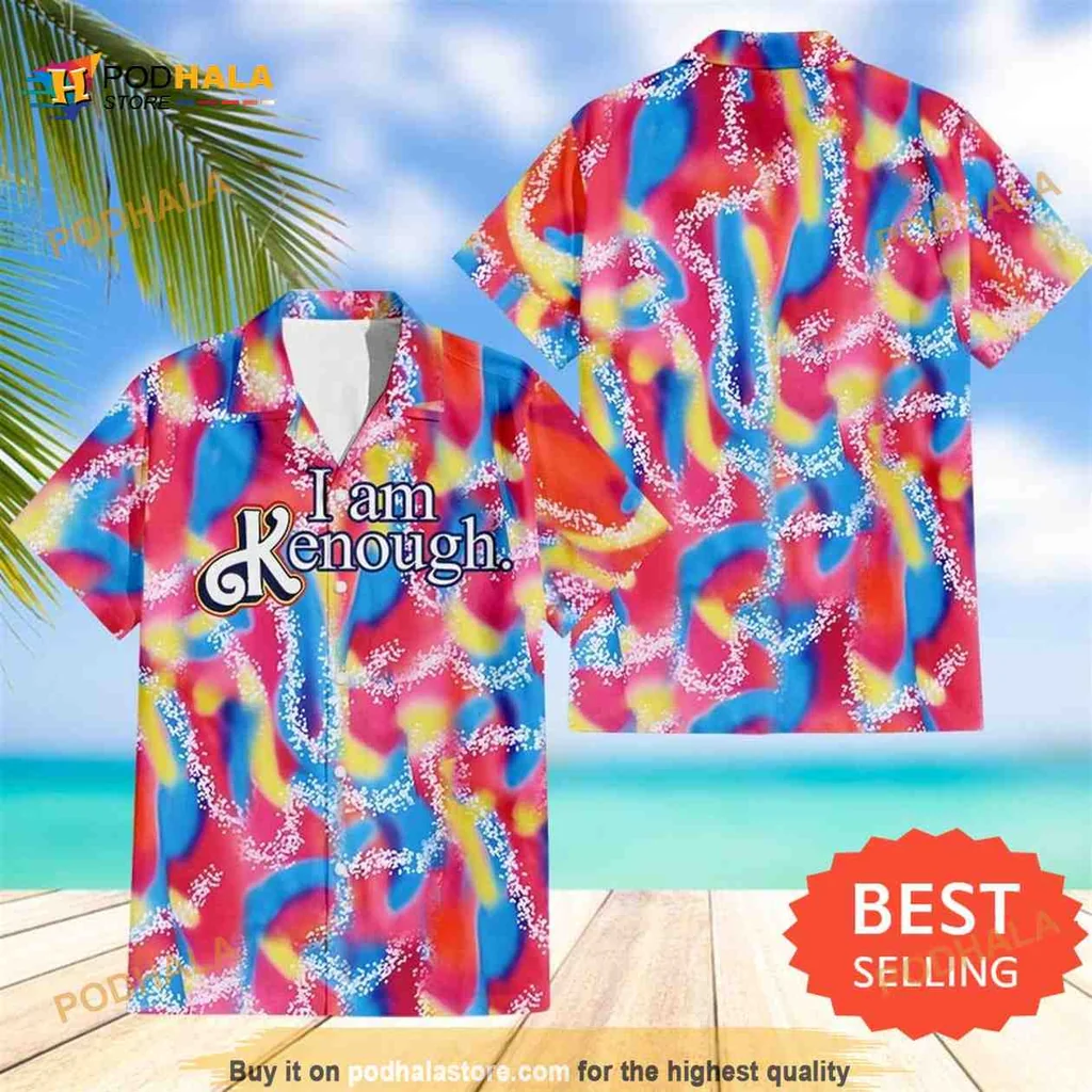 I Am Kenough Hawaiian Shirt, Vibrant Tropical Design For Fun Lovers