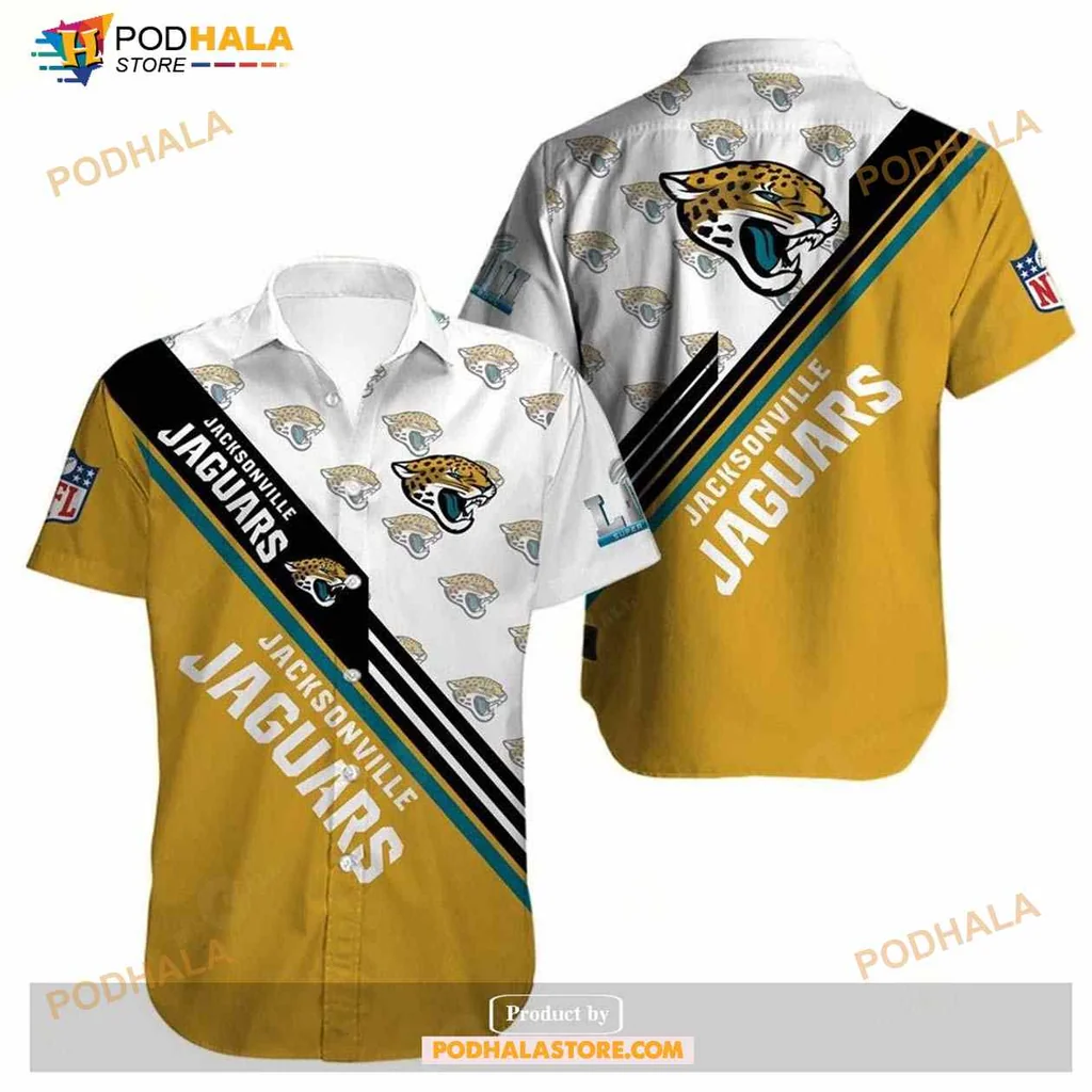 Jacksonville Jaguars Hawaiian Shirt With Bold Logo And Fun Design