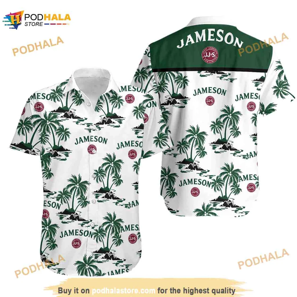 Jameson Palm Trees Hawaiian Shirt With Tropical Design