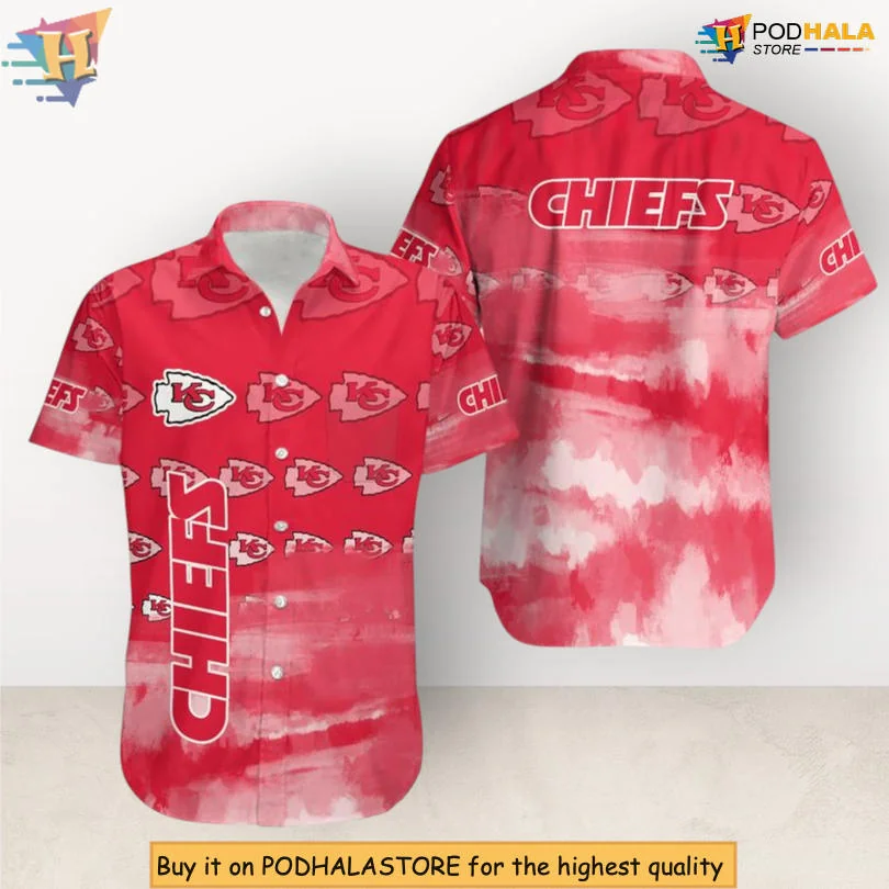 Kansas City Chiefs Aloha Shirt, Vibrant Summer Hawaiian Style For Nfl Fans