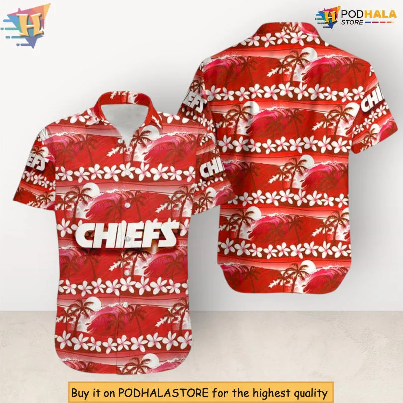 Kansas City Chiefs Aloha Shirt, Vintage Hawaiian Style For Nfl Fans