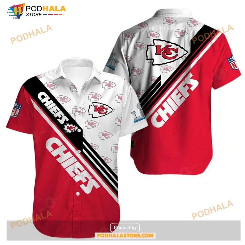 Kansas City Chiefs Aloha Shirt With Bold Logo And Vibrant Design