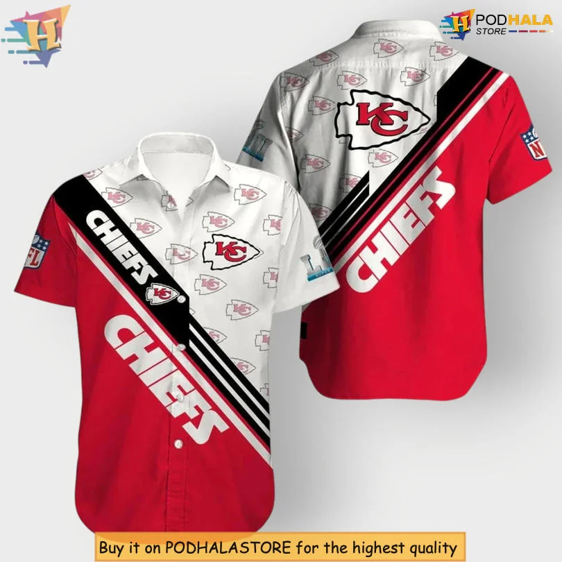 Kansas City Chiefs Aloha Shirt With Vibrant Team Logo Design