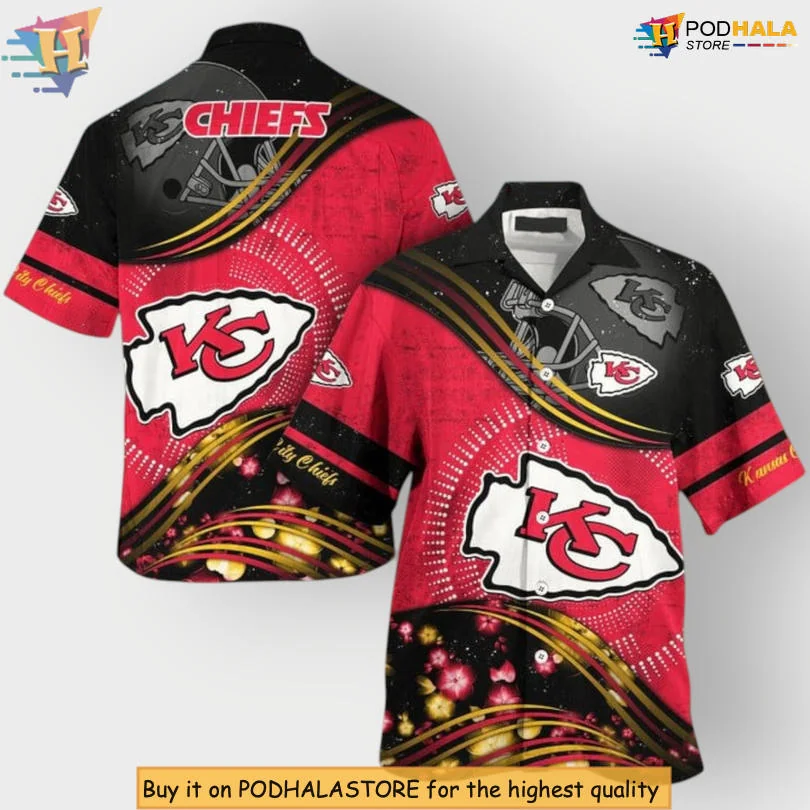 Kansas City Chiefs Celebration Hawaiian Shirt With Vibrant Design