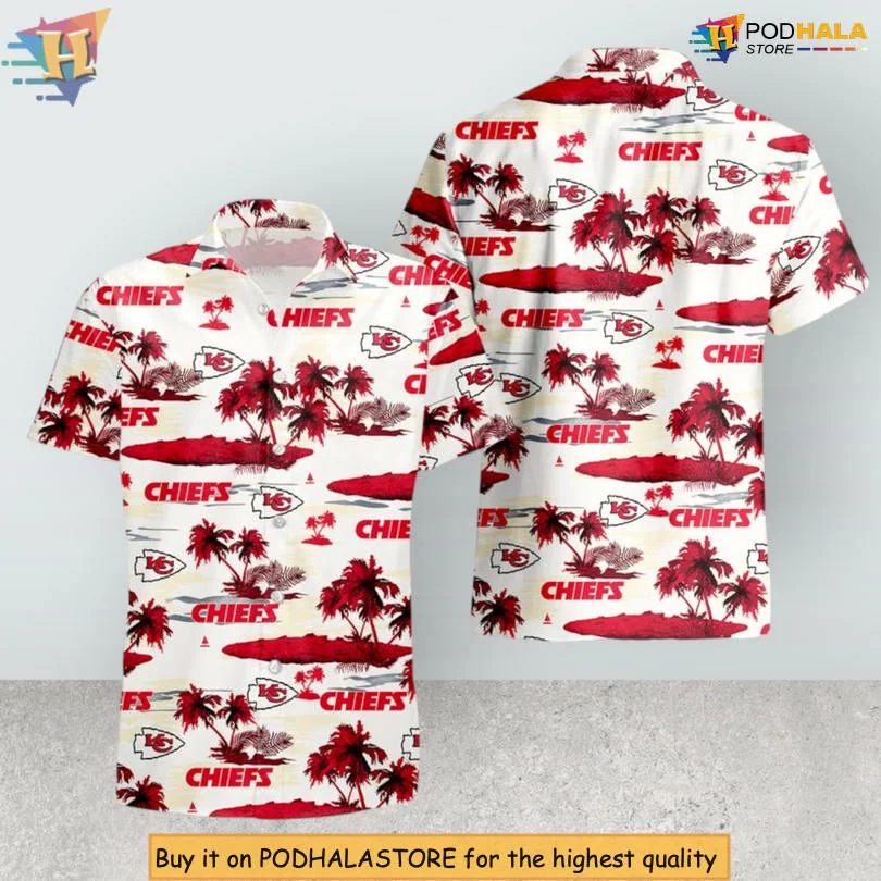 Kansas City Chiefs Coconut Tree Hawaiian Shirt With Tropical Vibe