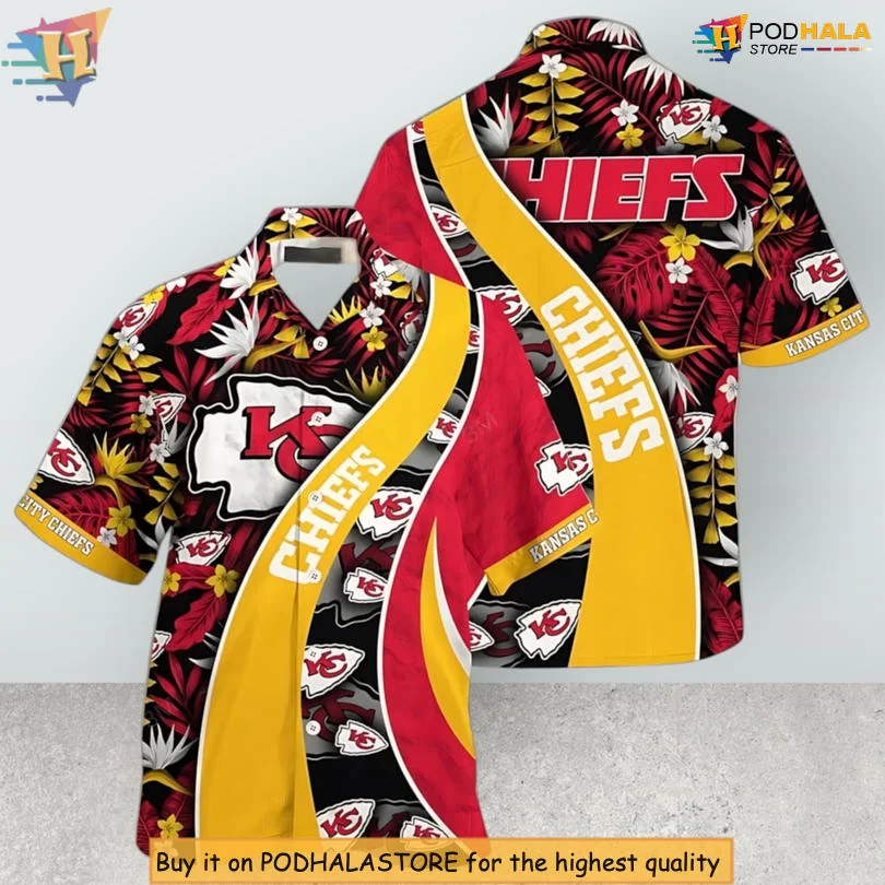 Kansas City Chiefs Floral Hawaiian Shirt For Summer Celebrations