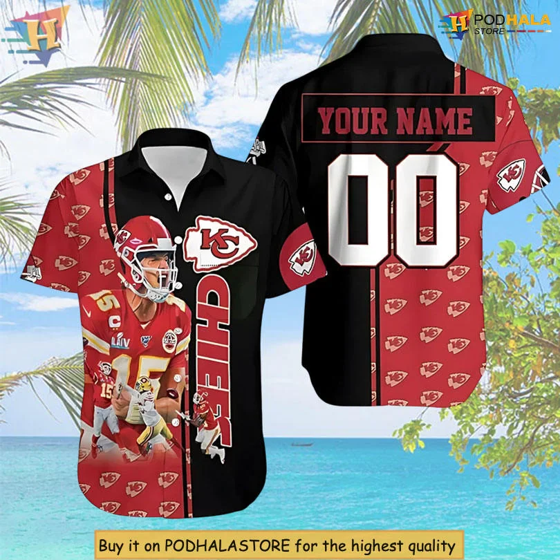 Kansas City Chiefs Hawaiian Shirt Personalized With Your Name