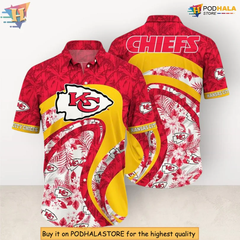 Kansas City Chiefs Hibiscus Hawaiian Shirt Summer Edition
