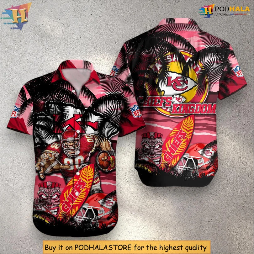Kansas City Chiefs Tropical Hawaiian Shirt With Bold Design And Colors