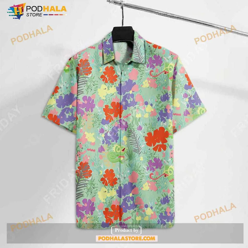 Kecleon Tropical Hawaiian Shirt With Colorful Hibiscus Flowers