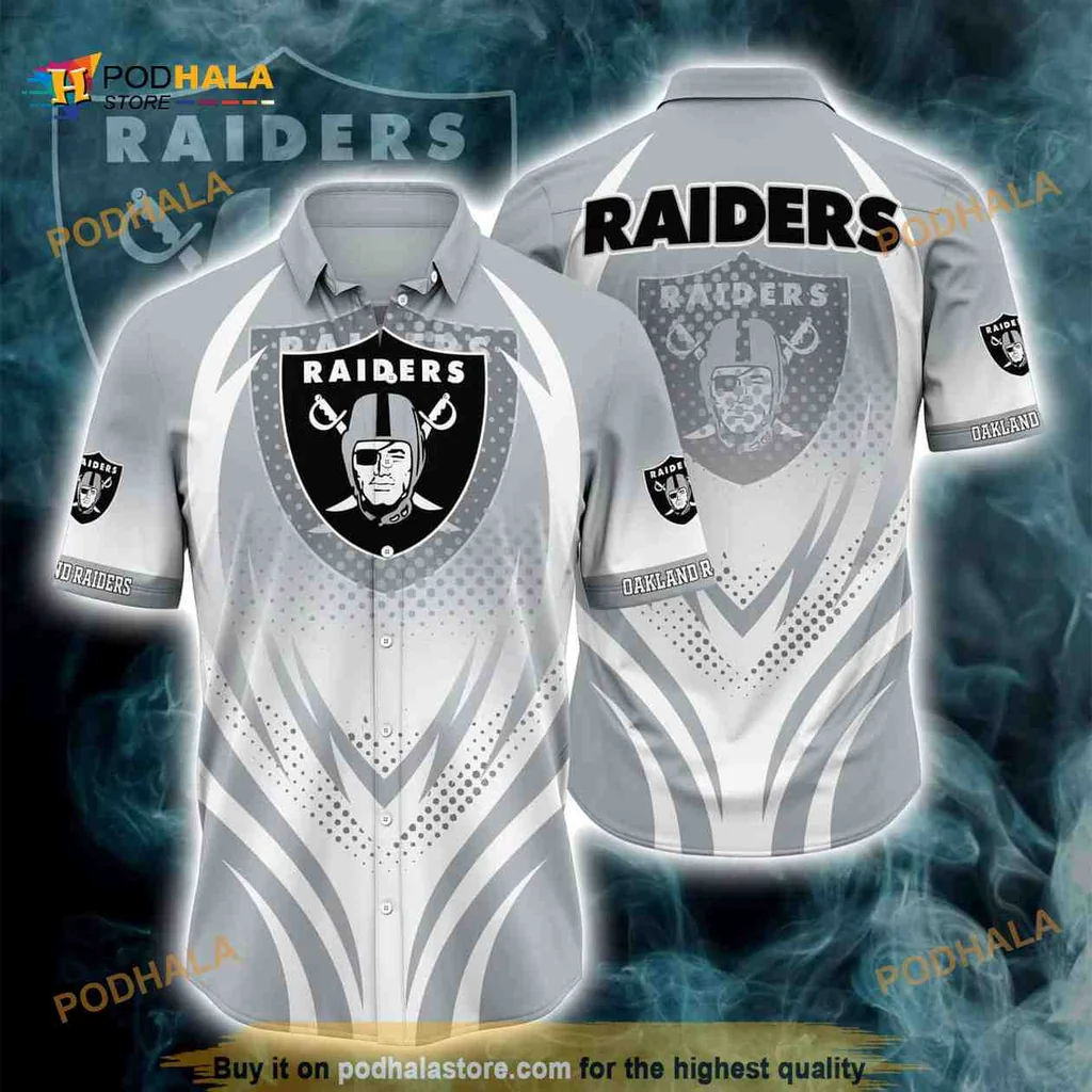 Las Vegas Raiders Hawaiian Shirt, Bold Team Logo And Stylish Design