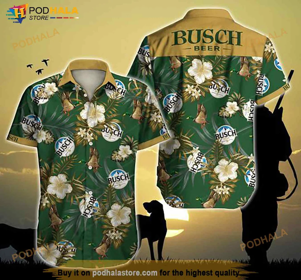 Mallard Duck Hawaiian Shirt With Tropical Hibiscus Design