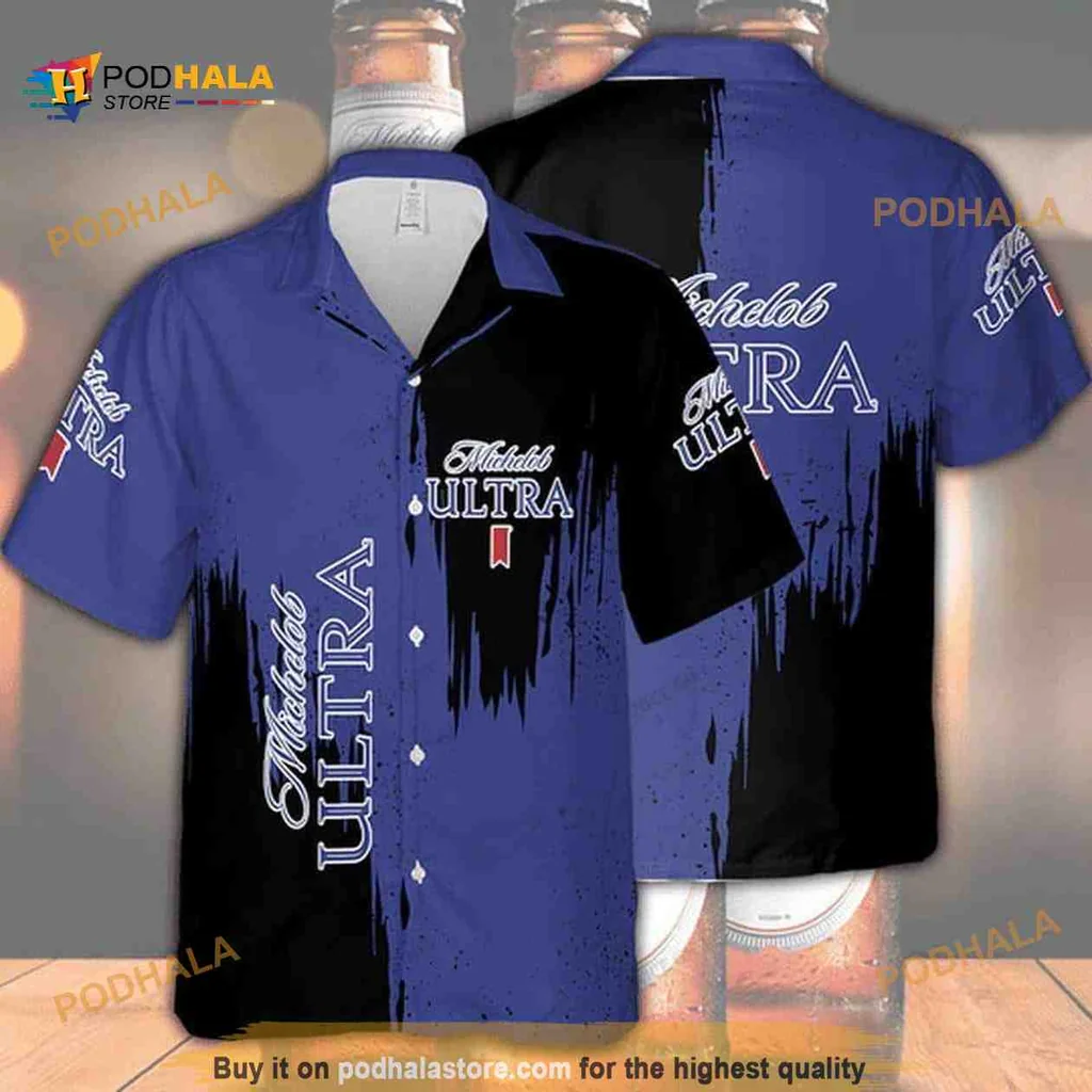 Michelob Ultra Beer Lover Shirt, Fun Hawaiian Style For Casual Gatherings