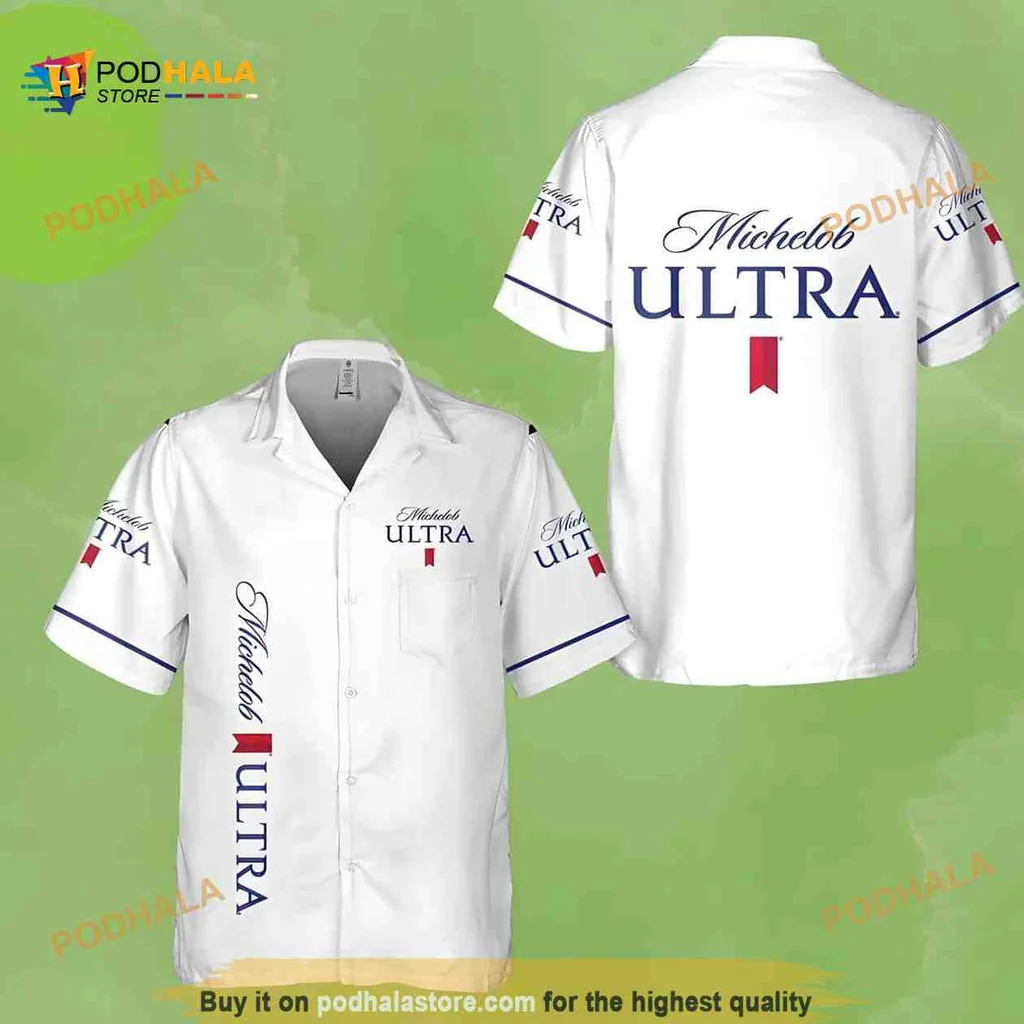Michelob Ultra Hawaiian Shirt, Funny All Over Print Design