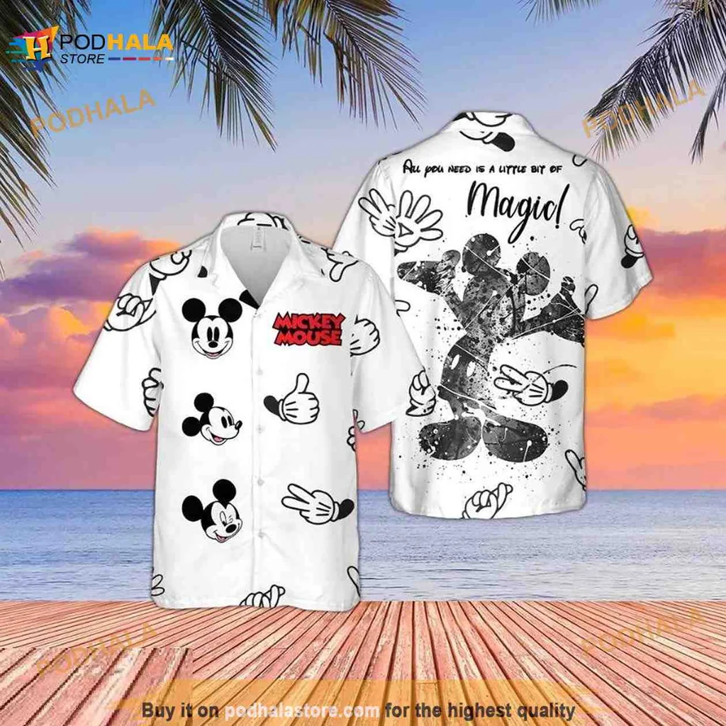 Mickey Mouse Magic Hawaiian Shirt With Iconic Design And Fun Graphics