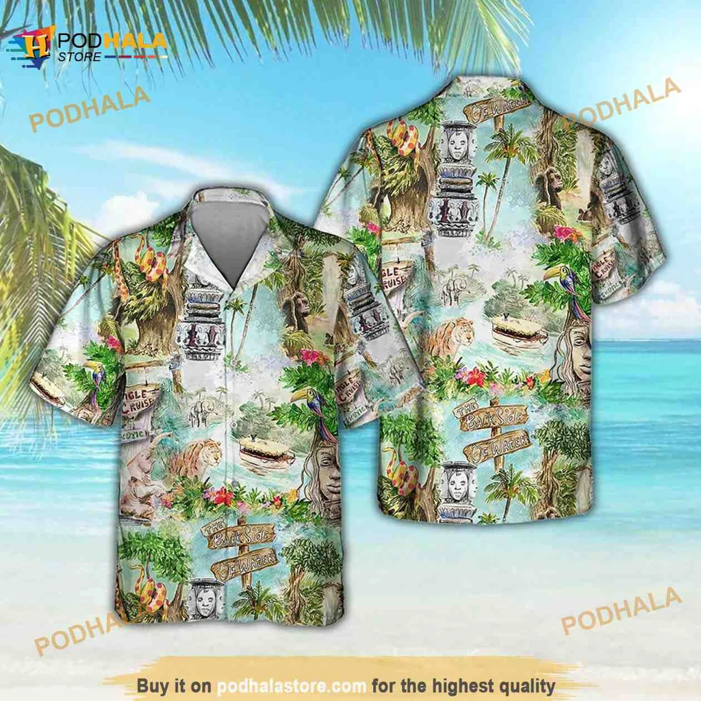 Mickey Mouse Tropical Hawaiian Shirt, Vibrant Jungle Pattern Aloha Shirt