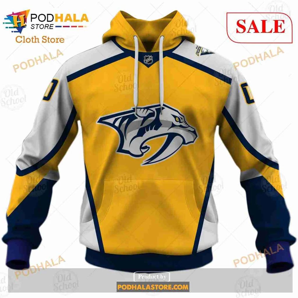 Nashville Predators All Over Print Hoodie, Custom Name And Number Sweatshirt Nashville Predators All Over Print Hoodie, Custom Name And Number Sweatshirt