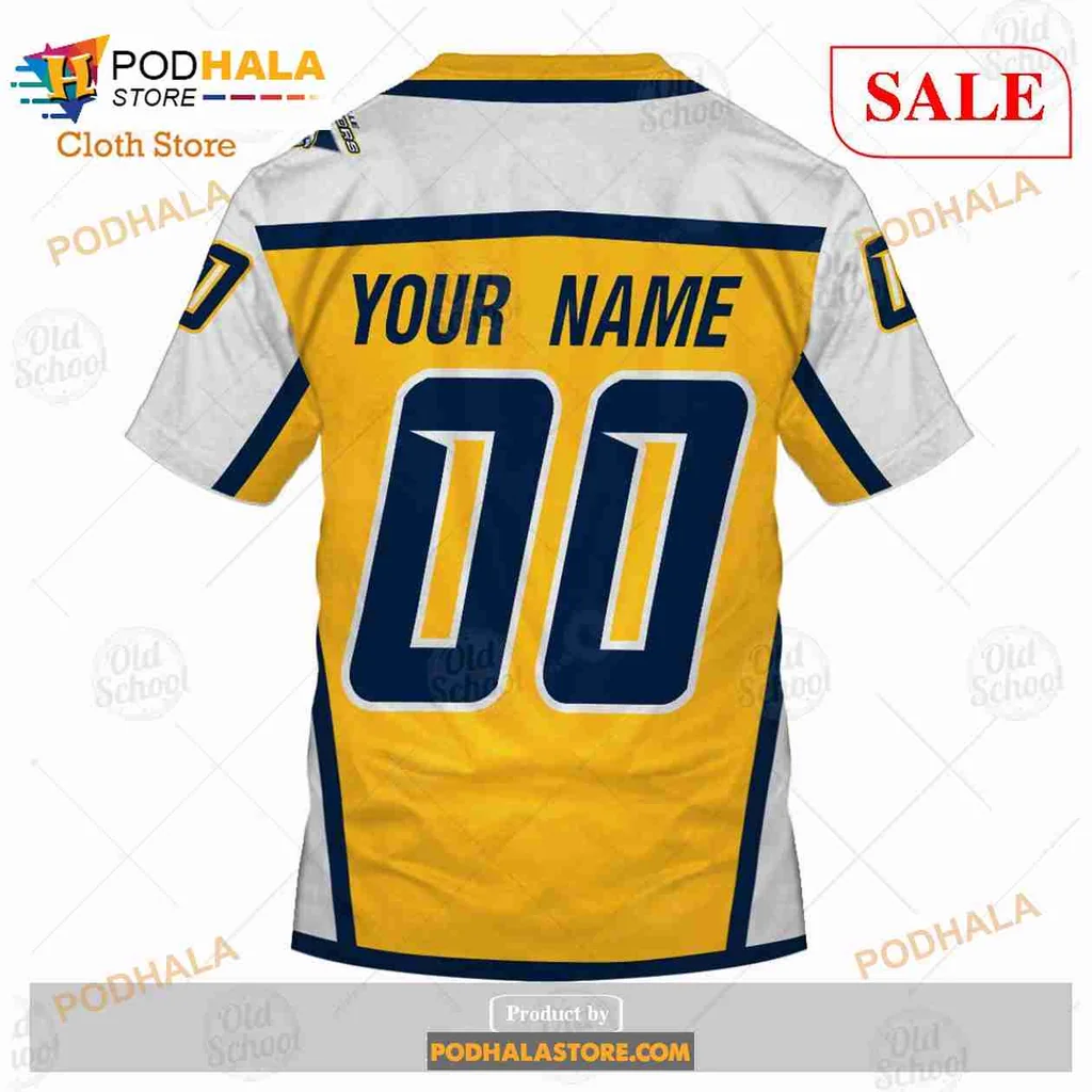 Nashville Predators 3d Hoodie, Custom Name And Number Sweatshirt - Product View 7 Nashville Predators 3d Hoodie, Custom Name And Number Sweatshirt - Product View 7