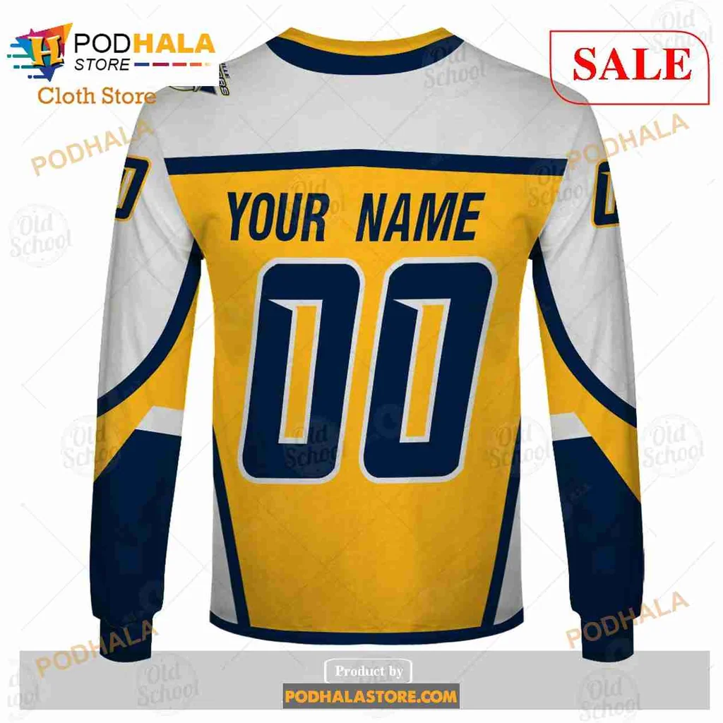 Nashville Predators 3d Hoodie, Custom Name And Number Sweatshirt - Product View 8 Nashville Predators 3d Hoodie, Custom Name And Number Sweatshirt - Product View 8