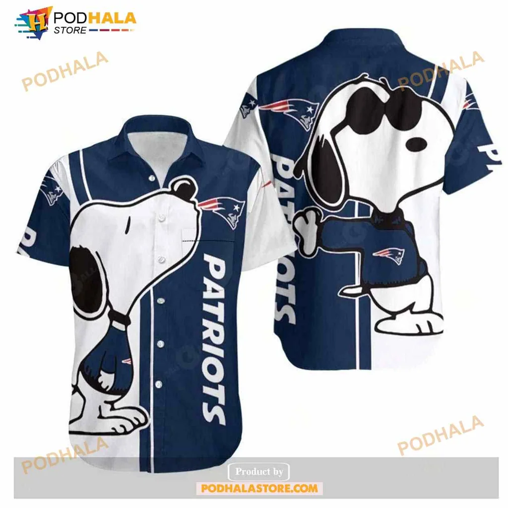 New England Patriots Dog Hawaiian Shirt With Playful Design