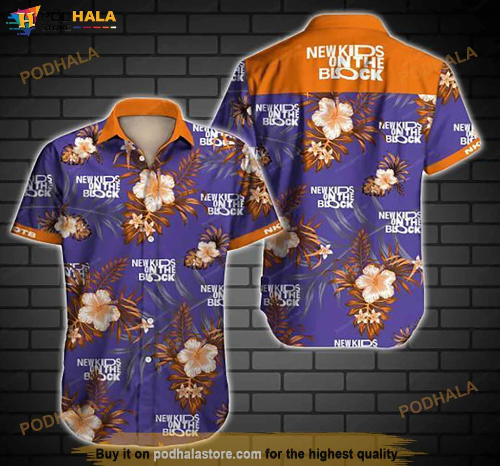 New Kids On The Block Hawaiian Shirt, Vibrant Aloha Design