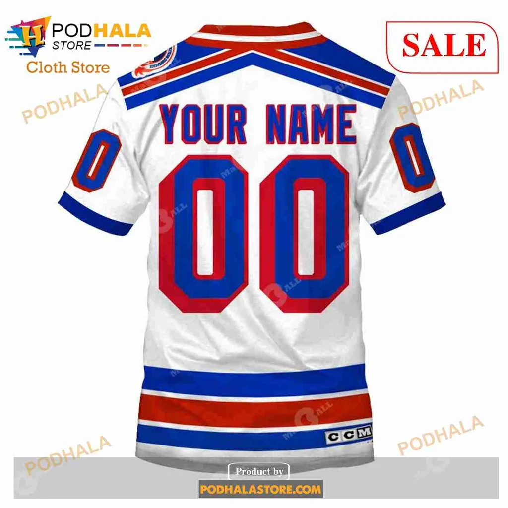 New York Rangers Vintage Hoodie With Bold Team Spirit Design - Product View 6 New York Rangers Vintage Hoodie With Bold Team Spirit Design - Product View 6