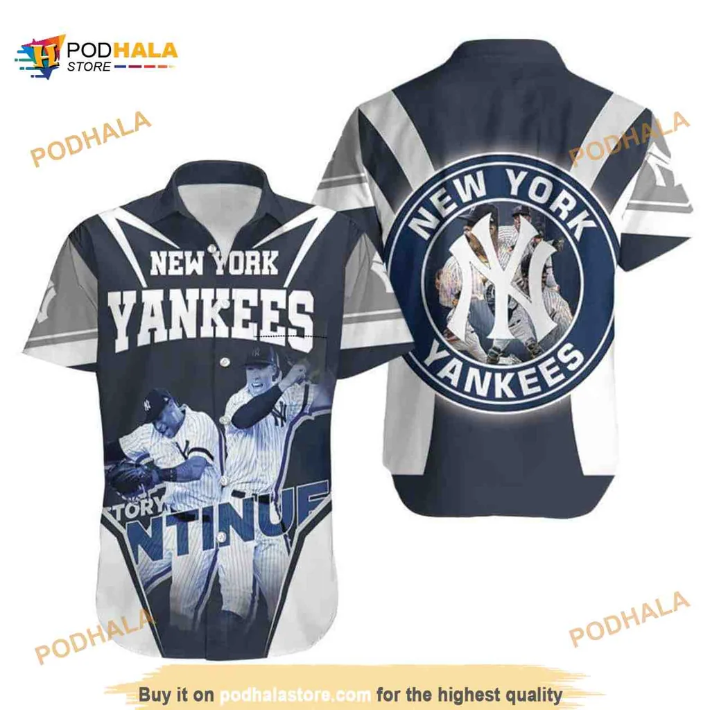 New York Yankees Hawaiian Shirt Featuring Bold Team Design