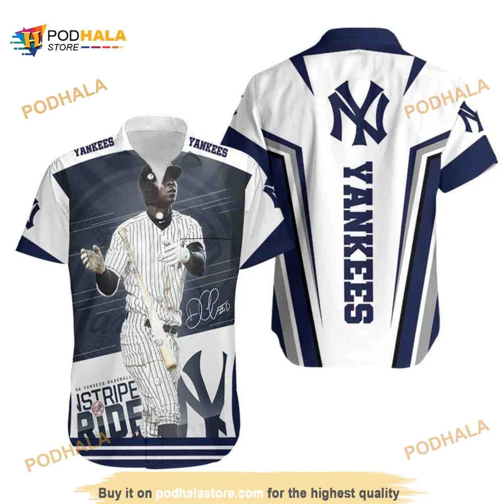 New York Yankees Hawaiian Shirt Featuring Didi Gregorius In Action
