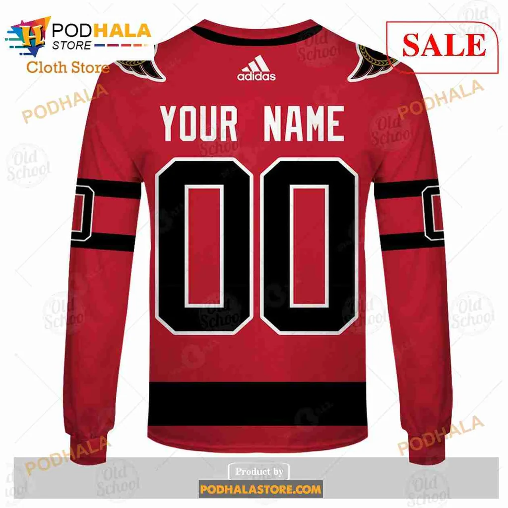 Ottawa Senators 3d Hoodie With Custom Name And Number - Product View 8 Ottawa Senators 3d Hoodie With Custom Name And Number - Product View 8