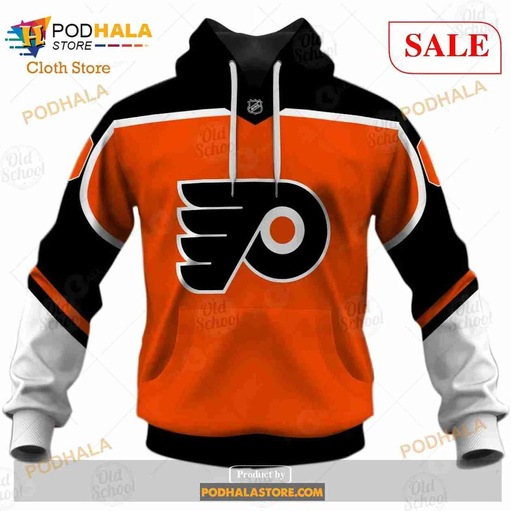 Philadelphia Flyers All Over Print Hoodie, Custom Name And Number Sweatshirt Philadelphia Flyers All Over Print Hoodie, Custom Name And Number Sweatshirt