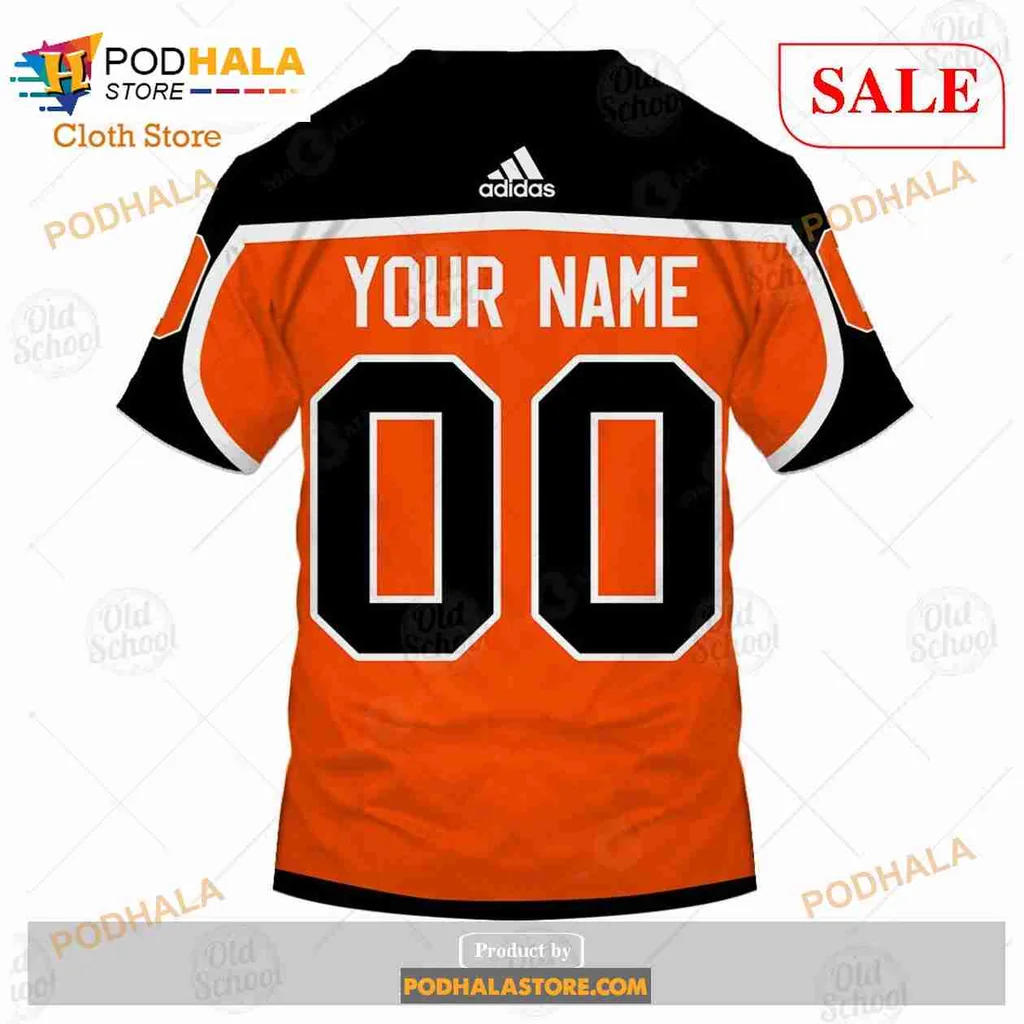 Philadelphia Flyers 3d Hoodie, Custom Name And Number Sweatshirt - Product View 7 Philadelphia Flyers 3d Hoodie, Custom Name And Number Sweatshirt - Product View 7